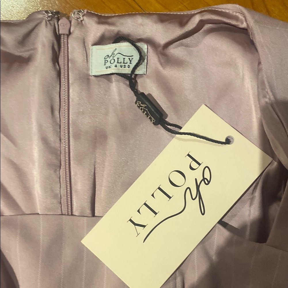 NWT oh polly mauve ksenia dress - Picture 3 of 4